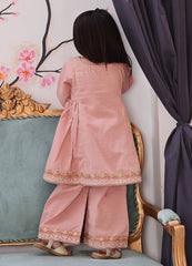 khaddar formal 3 piece stitched suit for kids