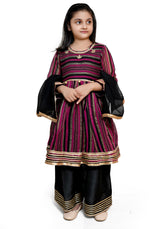 Grils formal 3 piece stitched suit