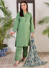 Printed lawn casual 3 Piece for teens