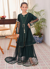 Green Fancy kids 3pc Suit