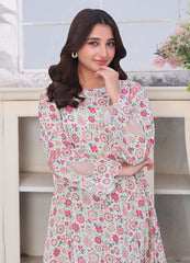 Floral Khaddar Printed Kurta Set