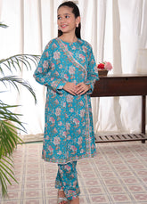 Printed lawn 2 Piece Suit For Teens