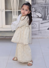 khaddar formal 3 piece stitched suit for kids
