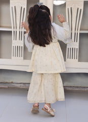 khaddar formal 3 piece stitched suit for kids