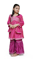 Pink kids Stitched 3pc suit