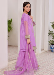 Embroidered formal 3 piece suit for girls