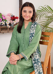 Printed lawn casual 3 Piece for teens