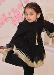 khaddar formal 3 piece stitched suit for kids