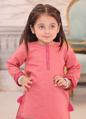 khaddar formal 3 piece stitched suit for kids