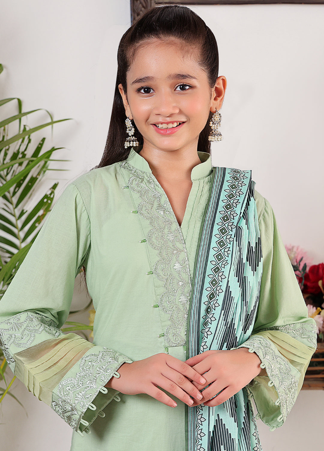 Printed lawn casual 3 Piece for teens