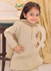 khaddar formal 3 piece stitched suit for kids
