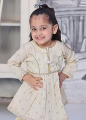 khaddar formal 3 piece stitched suit for kids