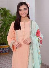 Embroidered 3 piece suit for teens