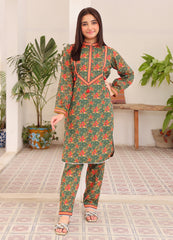 Printed lawn 2 Piece Suit For Teens