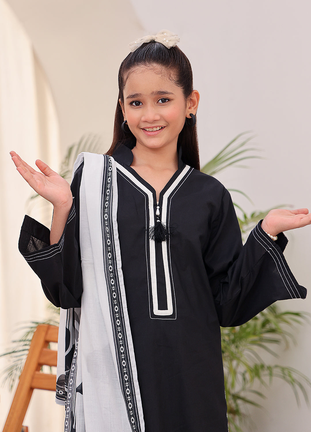 Embroidered 3 piece casual 3 piece suit for teens