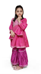 Pink kids Stitched 3pc suit