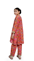 Printed kids 2pc stitched suit