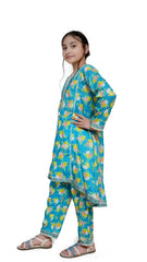 Printed 2pc stitched suit