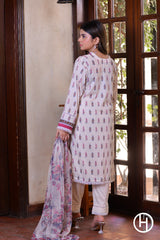 PRINTED LAWN 3PCS STITCHED (KHCL-01)