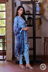 PRINTED LAWN 3PCS STITCHED (KHCL-05)