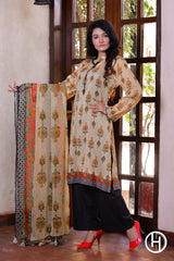 PRINTED LAWN 3PCS STITCHED (KHCL-04)