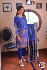 PRINTED CAMBRIC 2PCS STITCHED (KHPC-2)